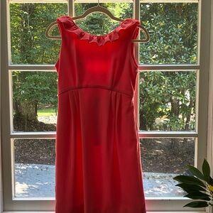 Chic Sleeveless Coral Dress